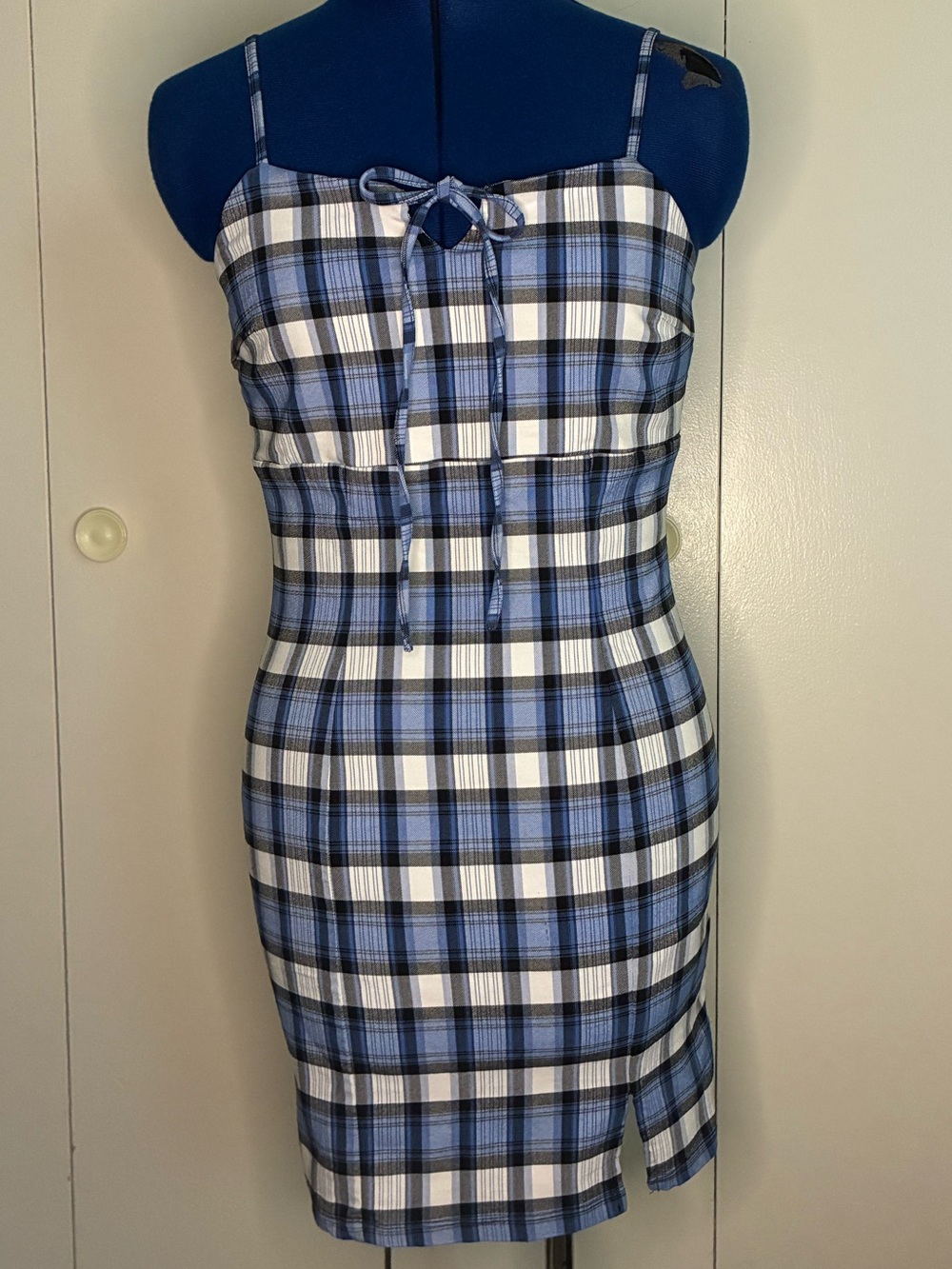Plaid Bodycon Dress